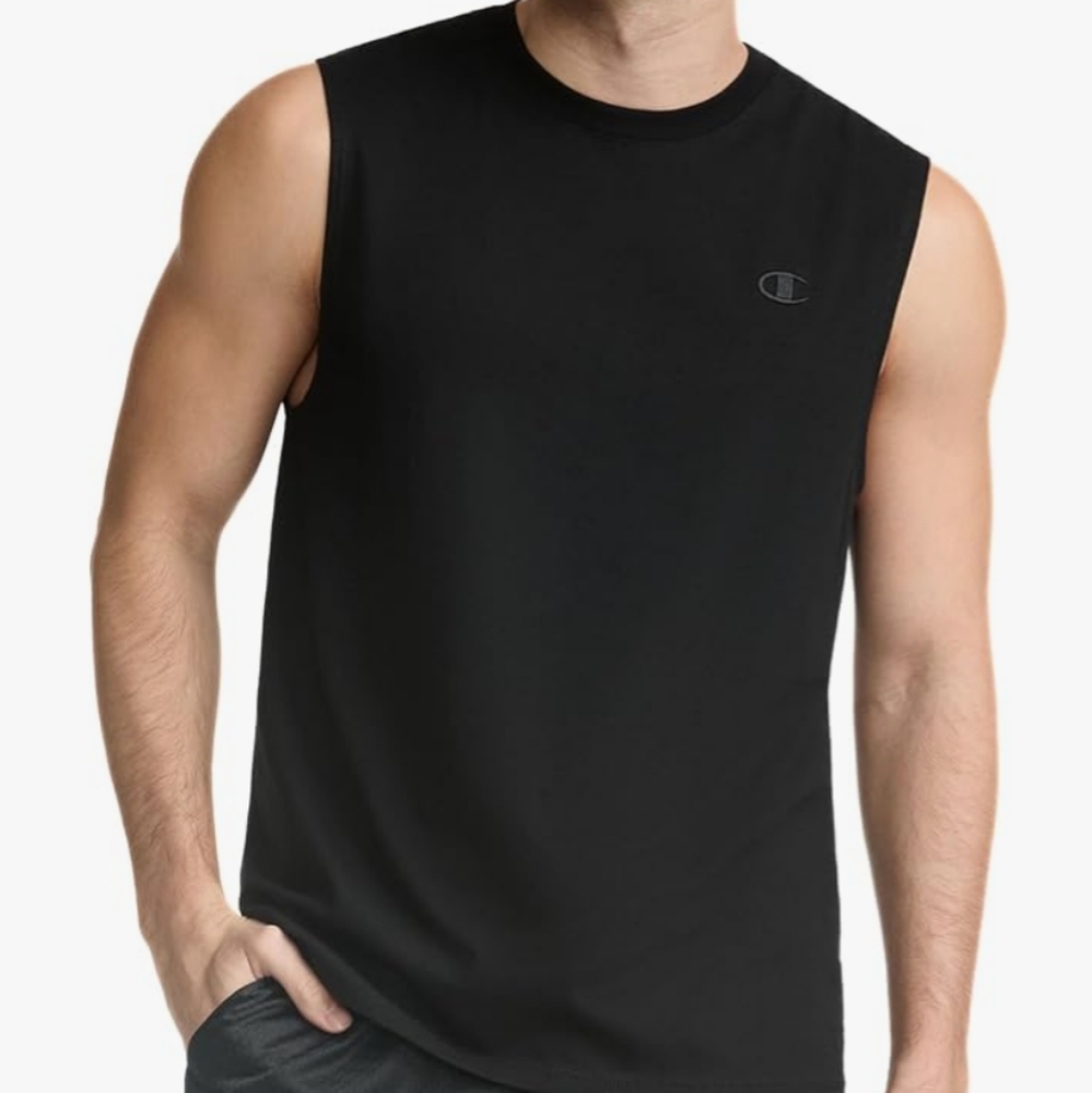 Champion Black Athletic Tank Top Size Xl